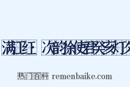 满江红·次韵徐使君癸亥灯夕是什么意思的图片